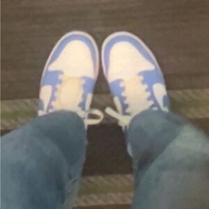 Women’s Blue and White Sneakers